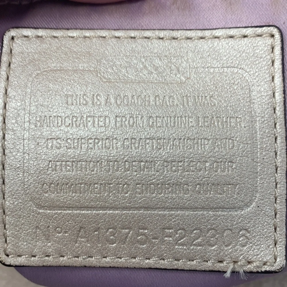 KRISTIN LEATHER HOBO (COACH F22306)